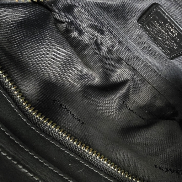 Coach Black Leather Crossbody Bag - Picture 7 of 13